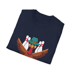 Thanksgiving Bowling Turkey  Unisex T-Shirt