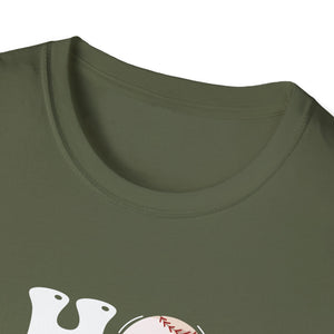Christmas Ho Ho Ho Baseball Christmas Unisex T-Shirt