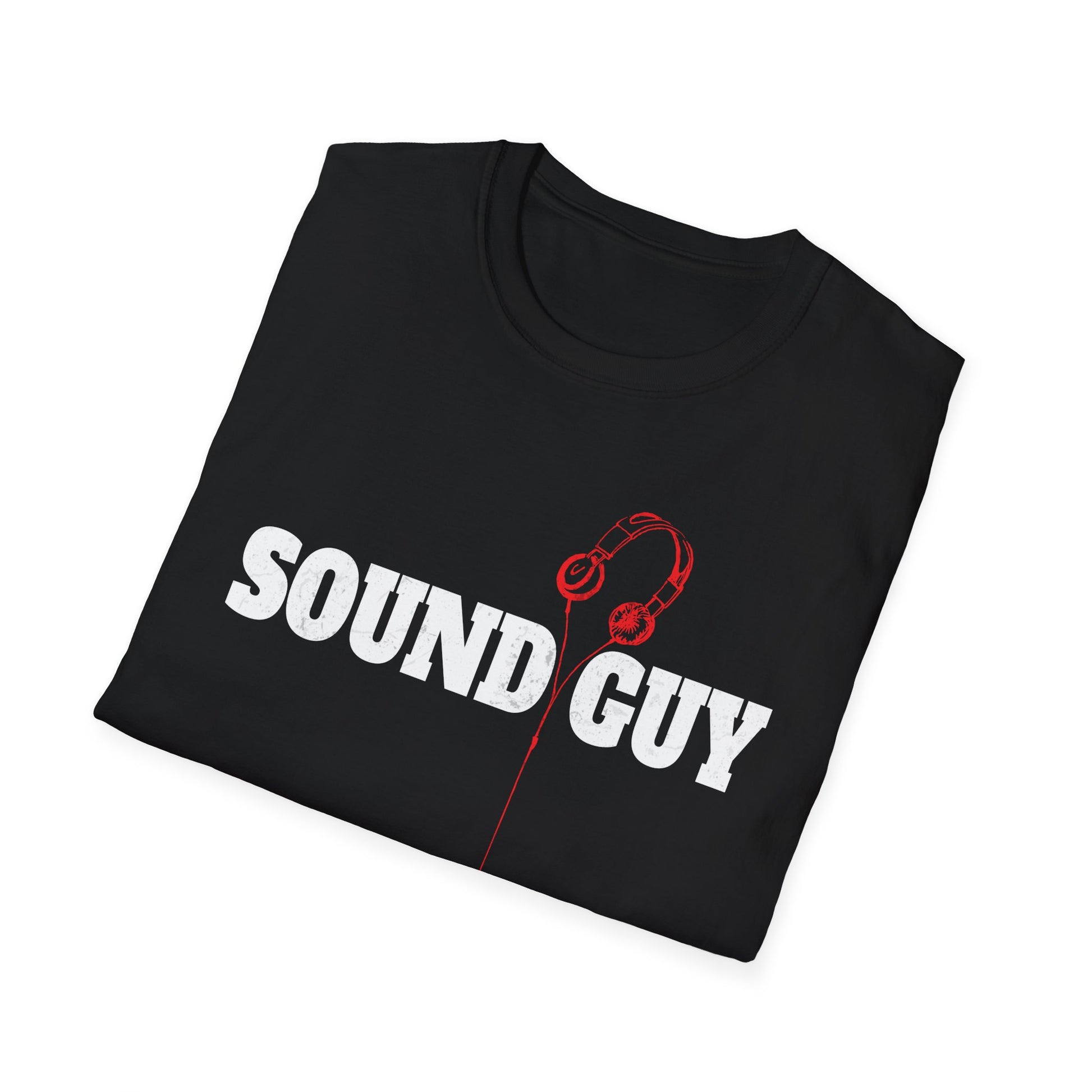Sound Guy T-Shirt – Pro Audio Headphones Crew Tee