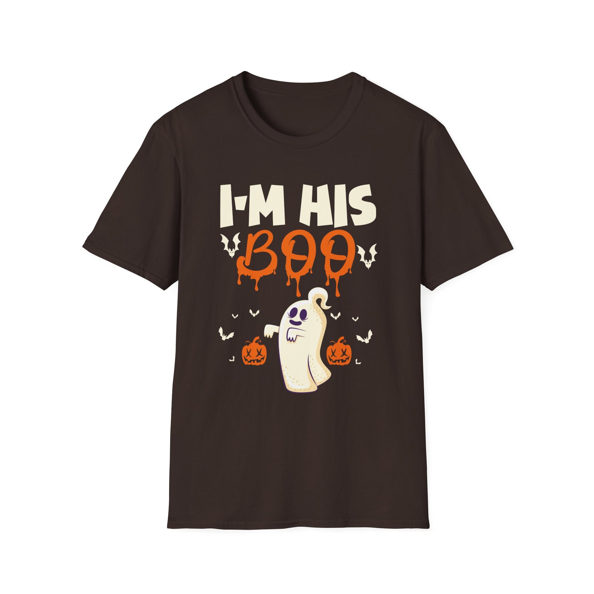 'M His Boo - Halloween Costume - Halloween TeeUnisex Softstyle T-Shirt