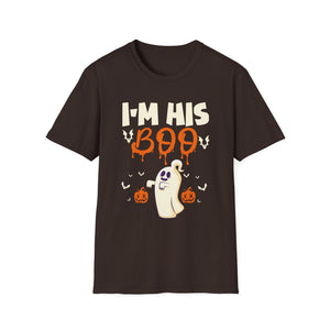 'M His Boo - Halloween Costume - Halloween TeeUnisex Softstyle T-Shirt