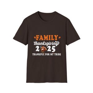 Family Thanksgiving 2025 Turkey Thanksgiving Matching  Unisex T-Shirt