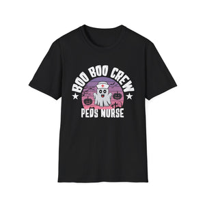 Boo Boo Crew Peds Nurse T-Shirt — Halloween Pediatric Nurse Tee