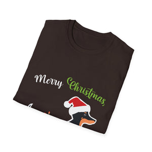 Dachshund Christmas T-Shirt — Merry Christmas Sausage Dog Tee