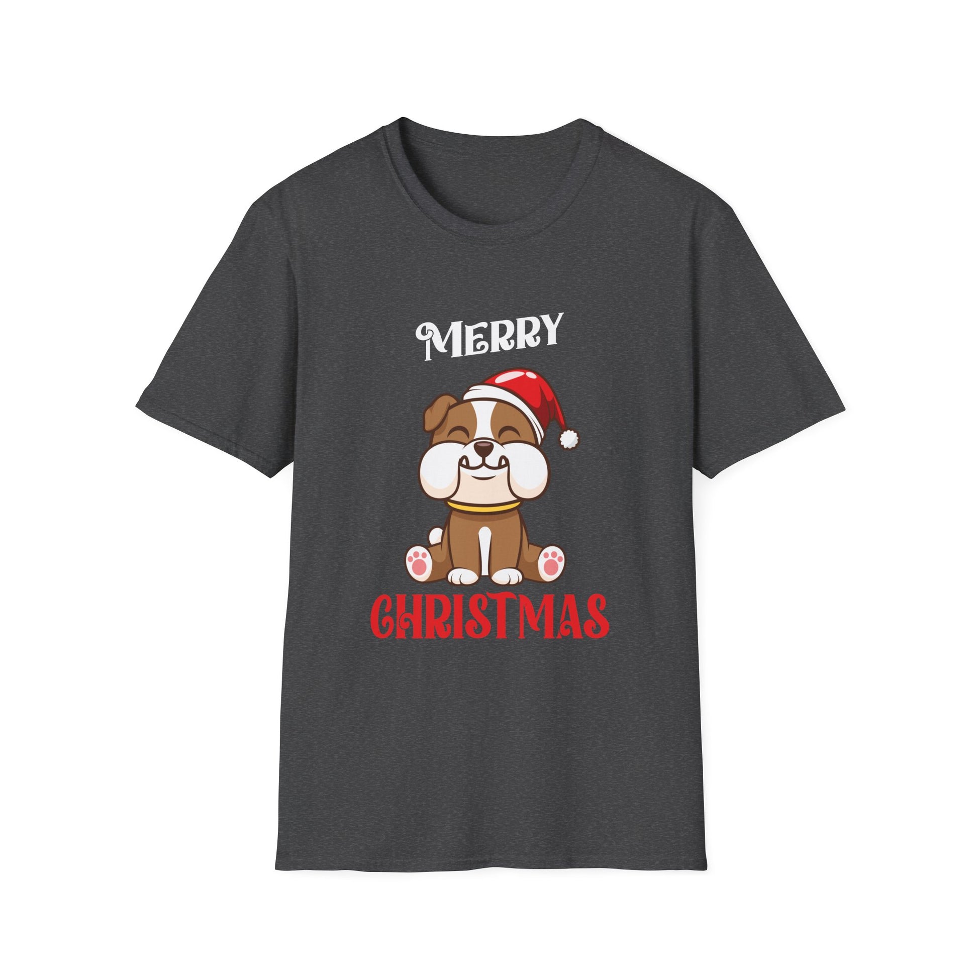 Christmas Bulldog Bully Merry English Bulldog Christmas Unisex T-Shirt