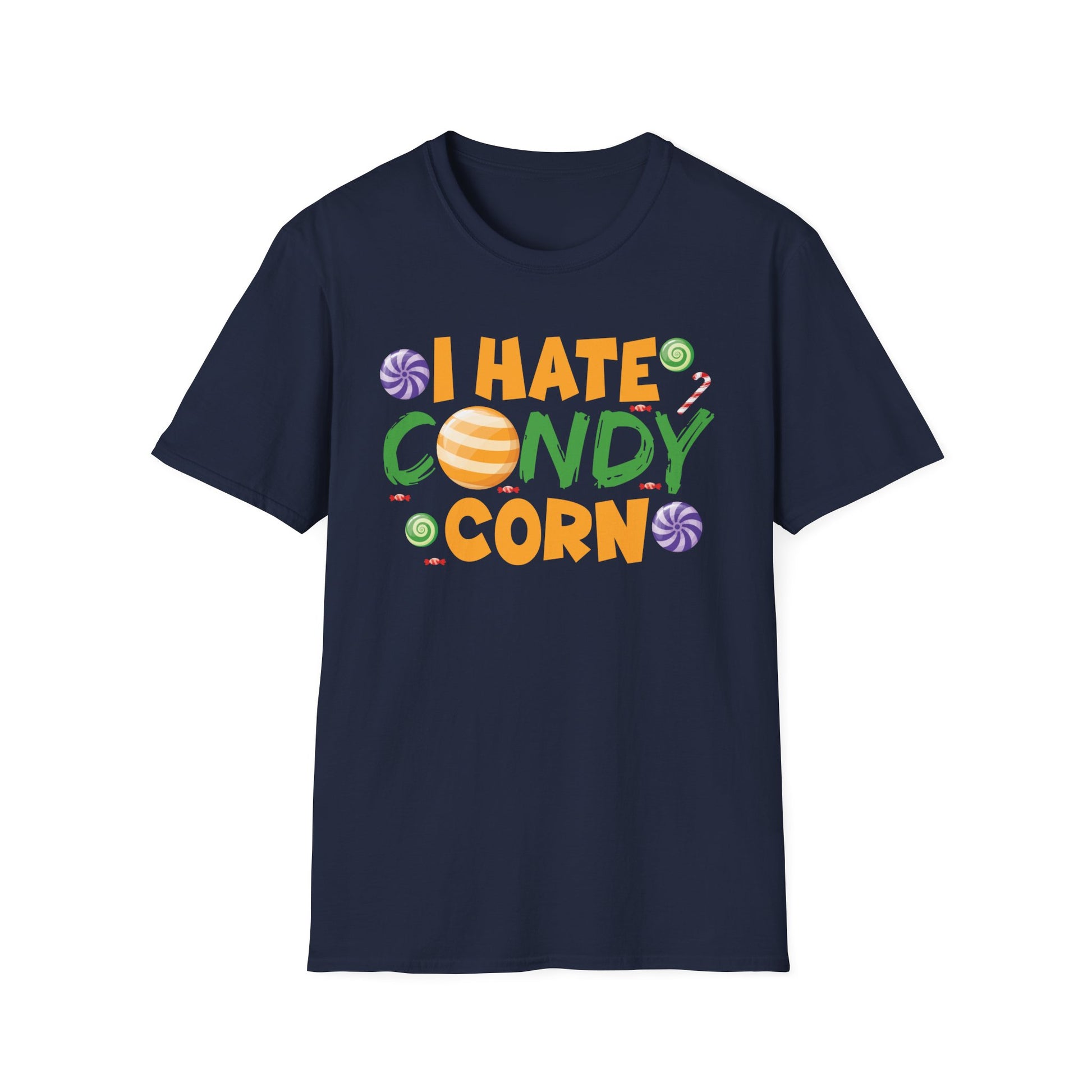 I Hate Candy Corn T-Shirt — Funny Halloween Anti-Candy Tee