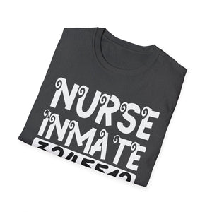 Nurse Inmate Graphic T-Shirt — Funny Prisoner ID Nursing Tee