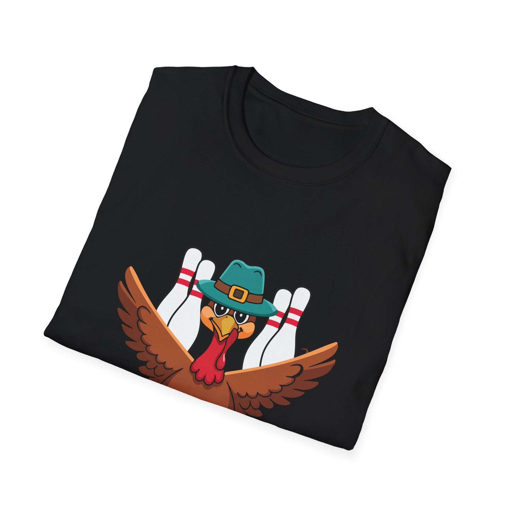 Thanksgiving Bowling Turkey  Unisex T-Shirt