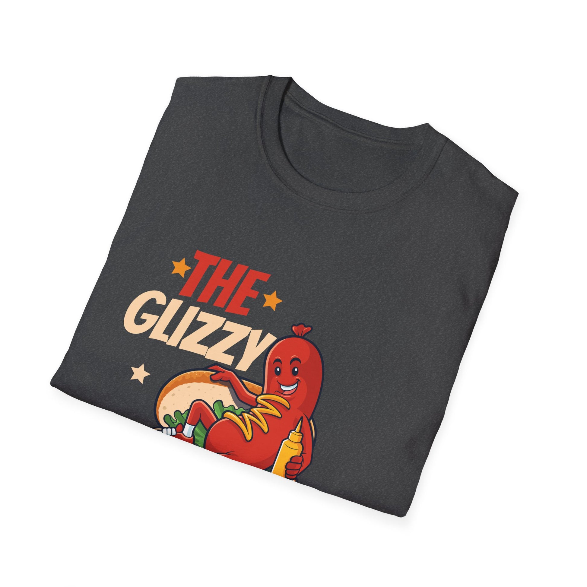 The Glizzy Goat Funny Hot Dog Pun Meme Gobble Hotdog Gobbler Unisex T-Shirt