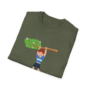 That Log Had a Child! T-Shirt — Funny Strongman Lumberjack Fitness Tee
