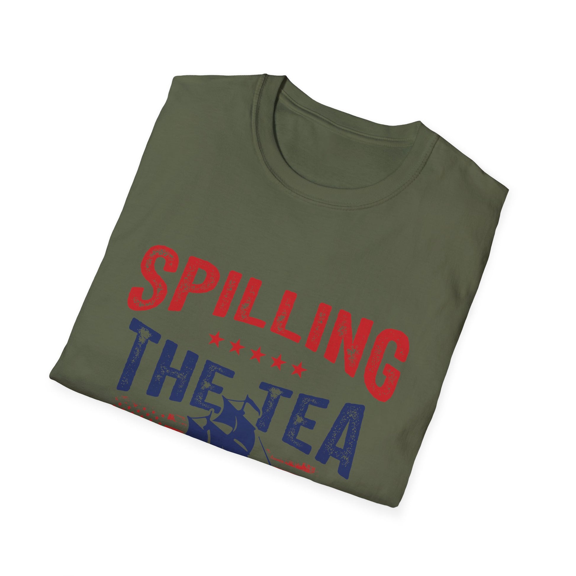 T-Shirt – "Spilling The Tea Since 1773" Patriotic Boston Tea Party Tee