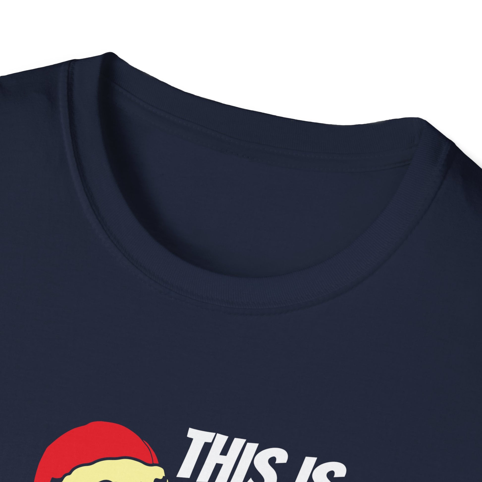 Christmas Pajama Shirt T‑Shirt — Funny T‑Rex in Santa Hat "This Is My Christmas Pajama Shirt"
