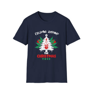 Funny Christmas Tree T-Shirt — “F*cking Around the Christmas Tree” Holiday Tee