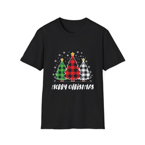 Christmas Plaid Tree T-Shirt — 