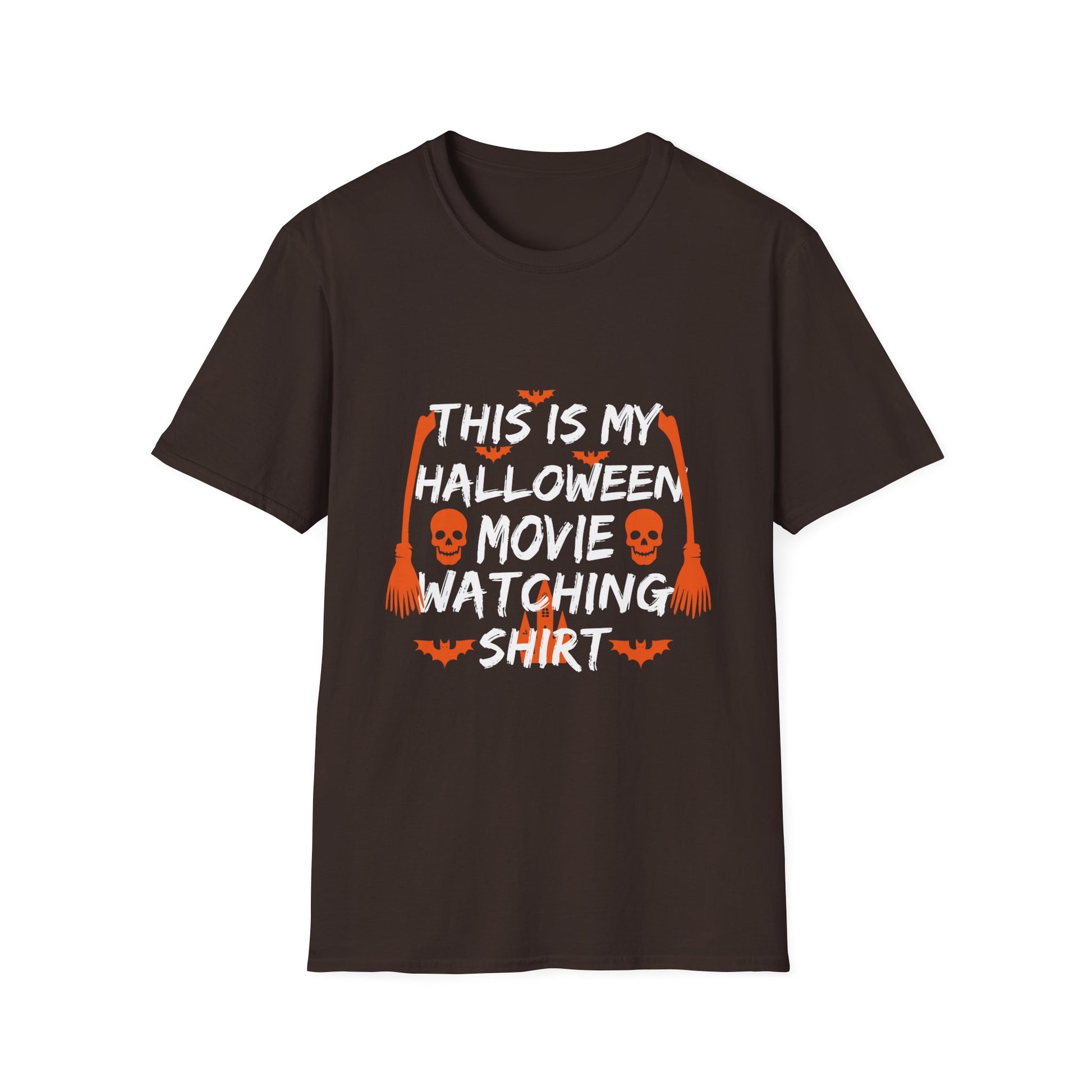 Halloween Movie Watching T-Shirt — "This Is My Halloween Movie Watching Shirt"