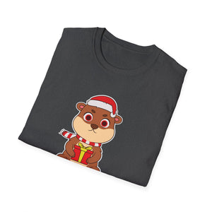 Beaver Christmas Cutie Beaver Christmas T-Shirt Unisex T-Shirt