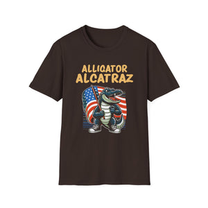 Alligator Alcatraz T-Shirt — Patriotic Gator Graphic Tee