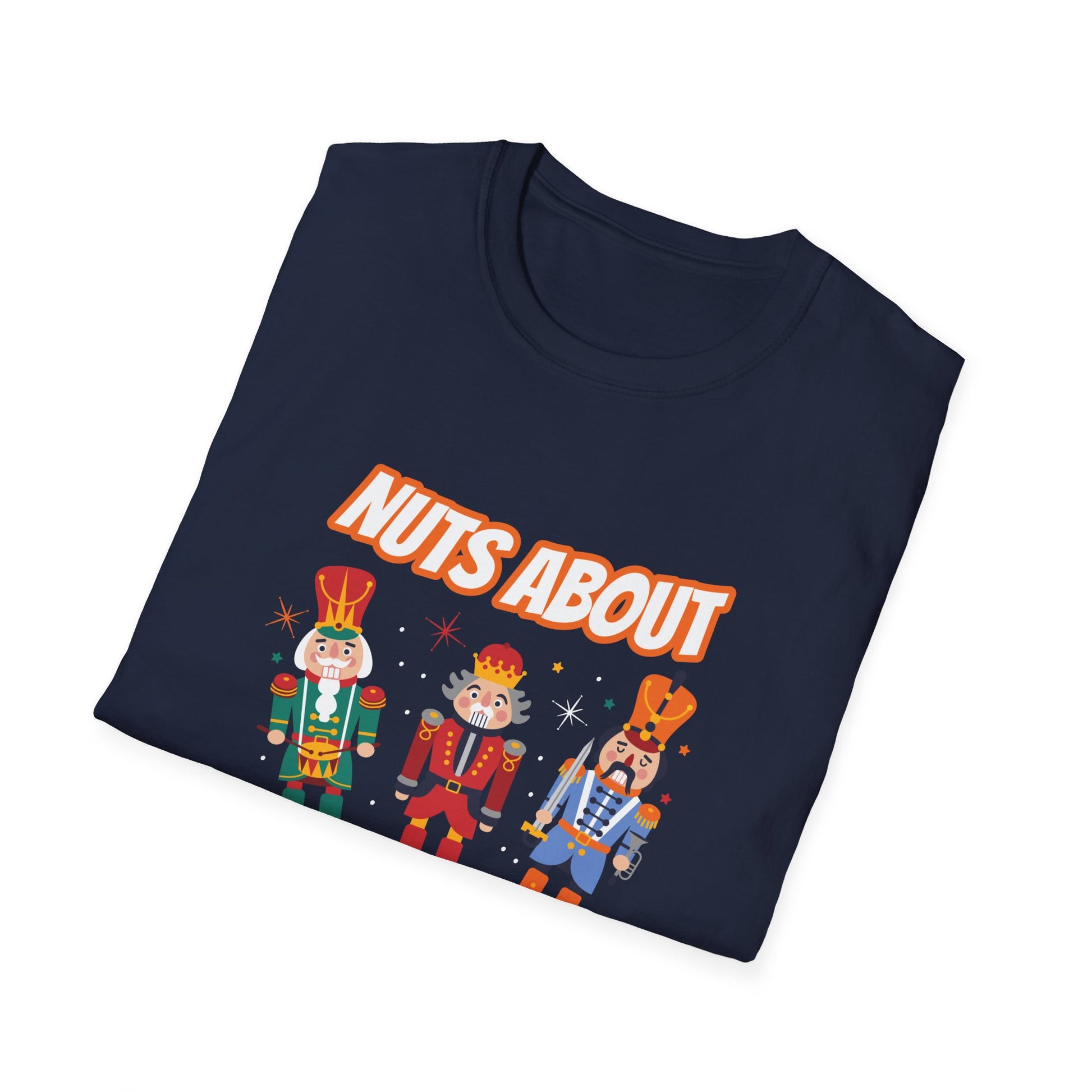 Christmas Nutcracker T-Shirt — "Nuts About Christmas" Holiday Tee