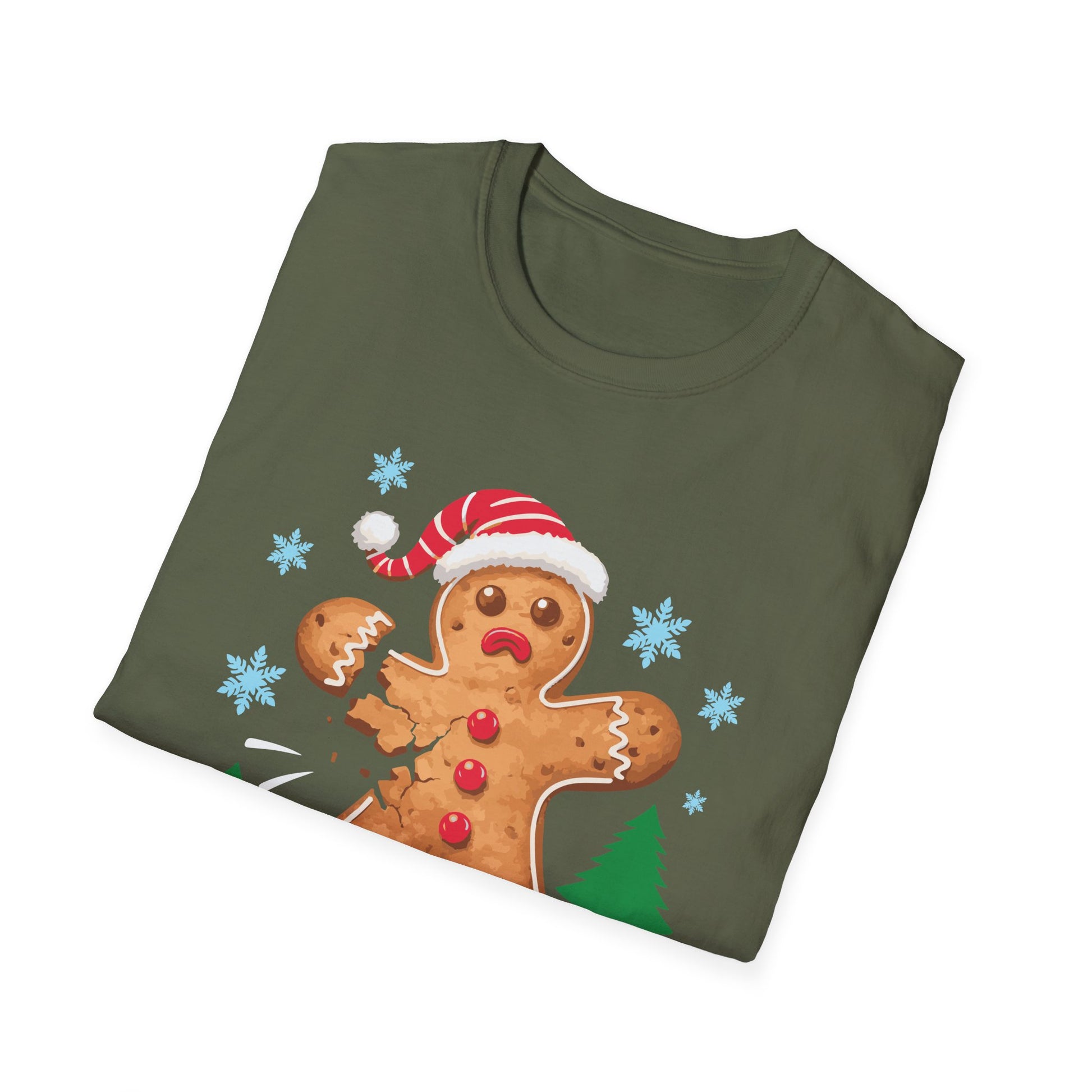 Gingerbread Cookie Christmas T-Shirt — Festive Holiday Baking Tee
