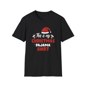 Christmas Pajama Shirt T-Shirt – “This Is My Christmas Pajama Shirt” Holiday Tee