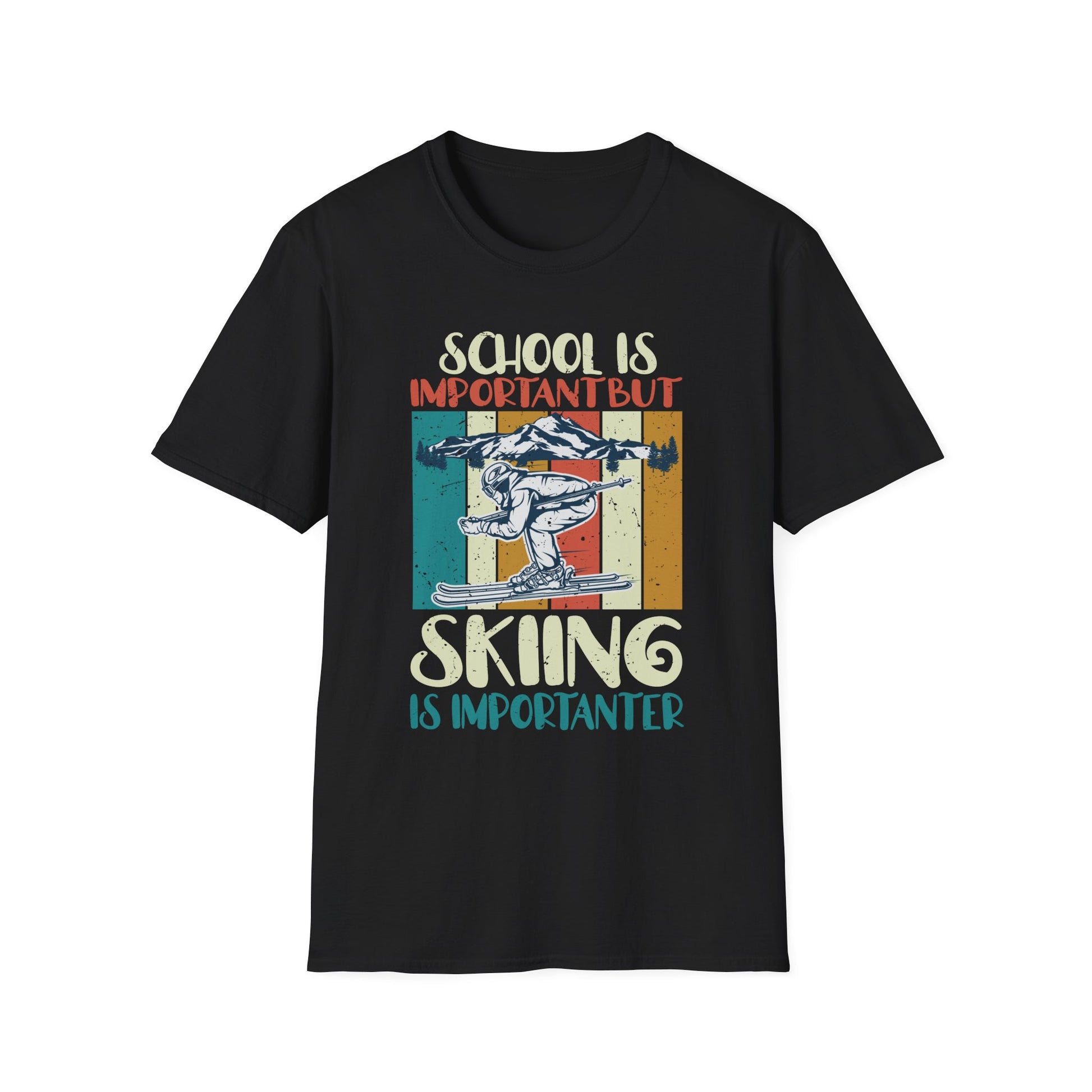 Ski Vintage Slogan Funny Skier  Unisex Shirt