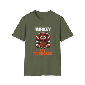 Turkey and Touchdowns T-Shirt