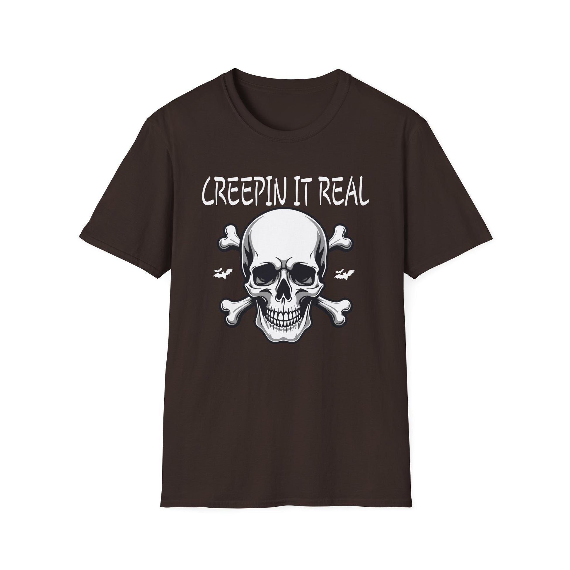 Creepin It Real_ Halloween Costume_ Halloween Pun TeeUnisex Softstyle T-Shirt