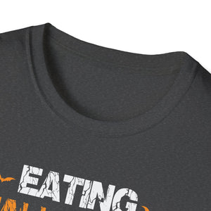 Halloween Candy Pumpkin T-Shirt — 'Eating Halloween Candy for 2' Maternity Tee