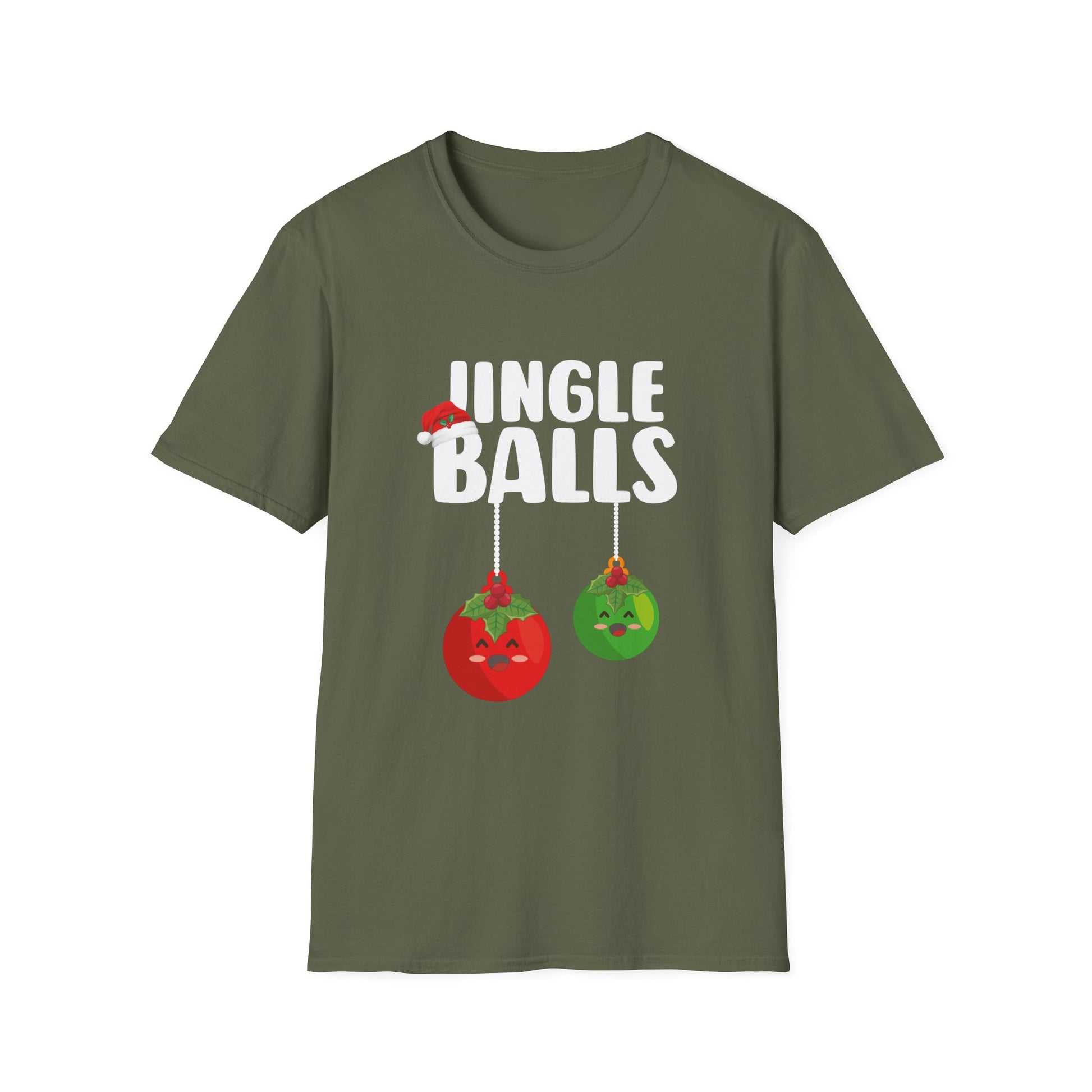 Jingle Balls Christmas T Shirt Matching Couple Chestnuts Unisex T-Shirt