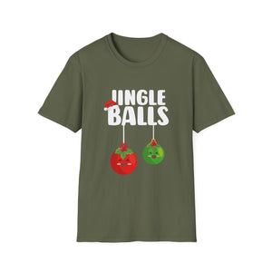 Jingle Balls Christmas T Shirt Matching Couple Chestnuts Unisex T-Shirt