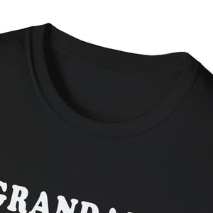 Grandad of the Patch Halloween T‑Shirt — Pumpkin Witch Hat & Spiderwebs Costume Tee