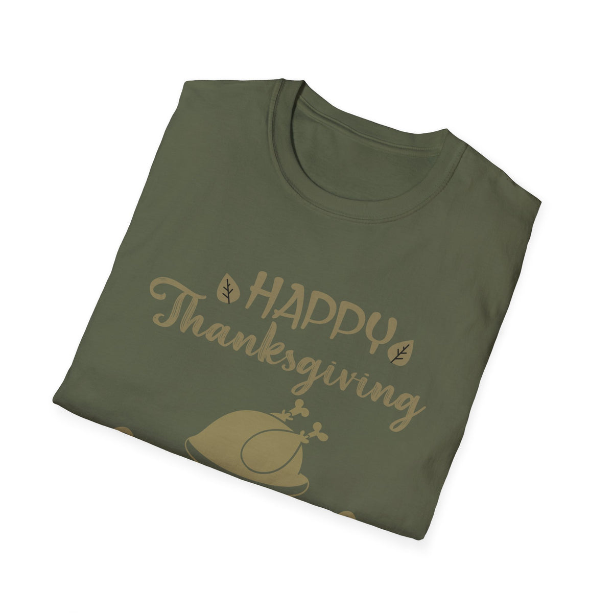 Happy Thanksgiving Retro Vintage T-Shirt-productor-mockup