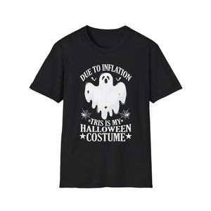 Due To Inflation This Is My Halloween Costume Cute Halloween TeeUnisex Softstyle T-Shirt