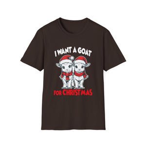 Christmas Goat Goats for All Christmas Goats Unisex T-Shirt