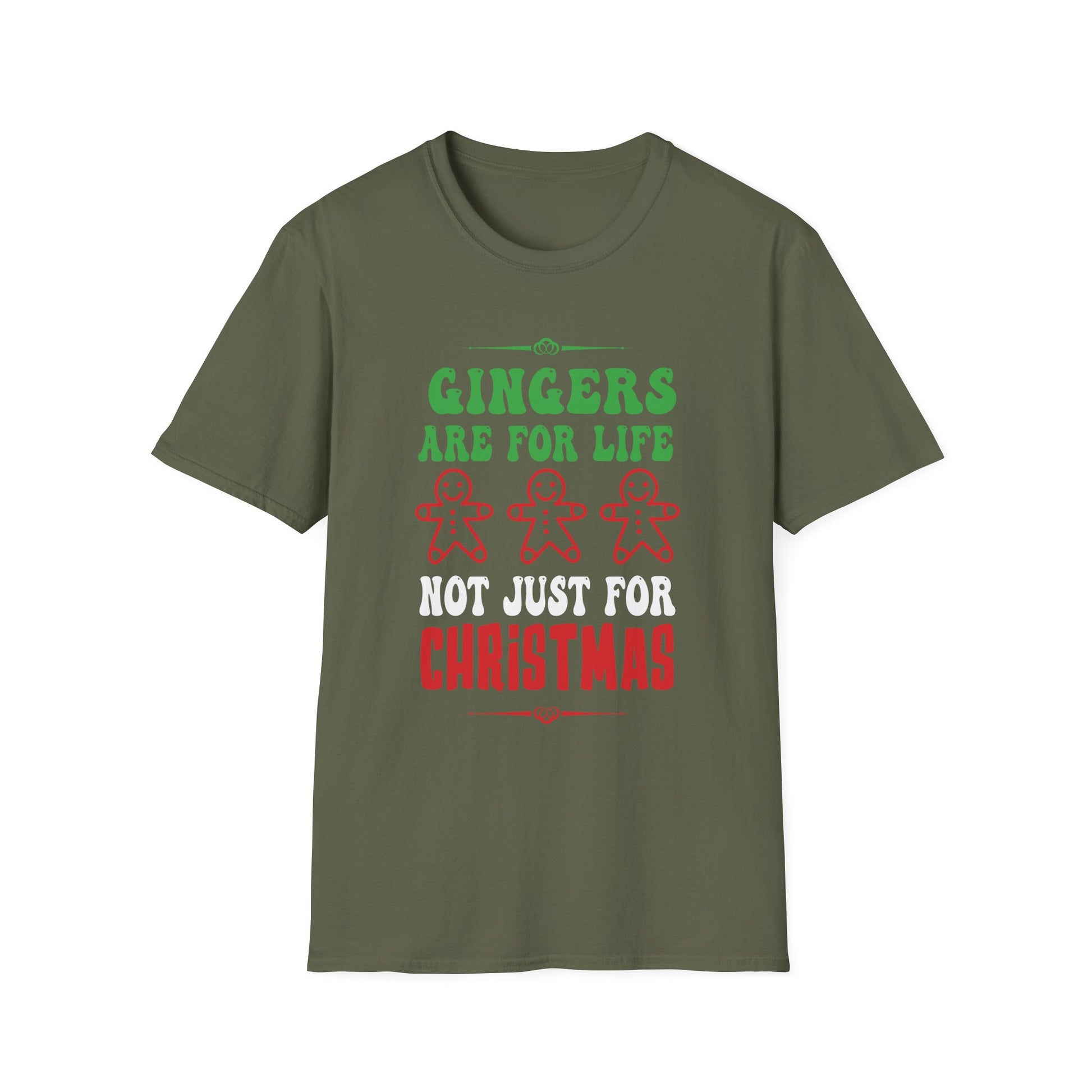 Gingers Are for Life  Funny Gingerbread Christmas Unisex T-Shirt
