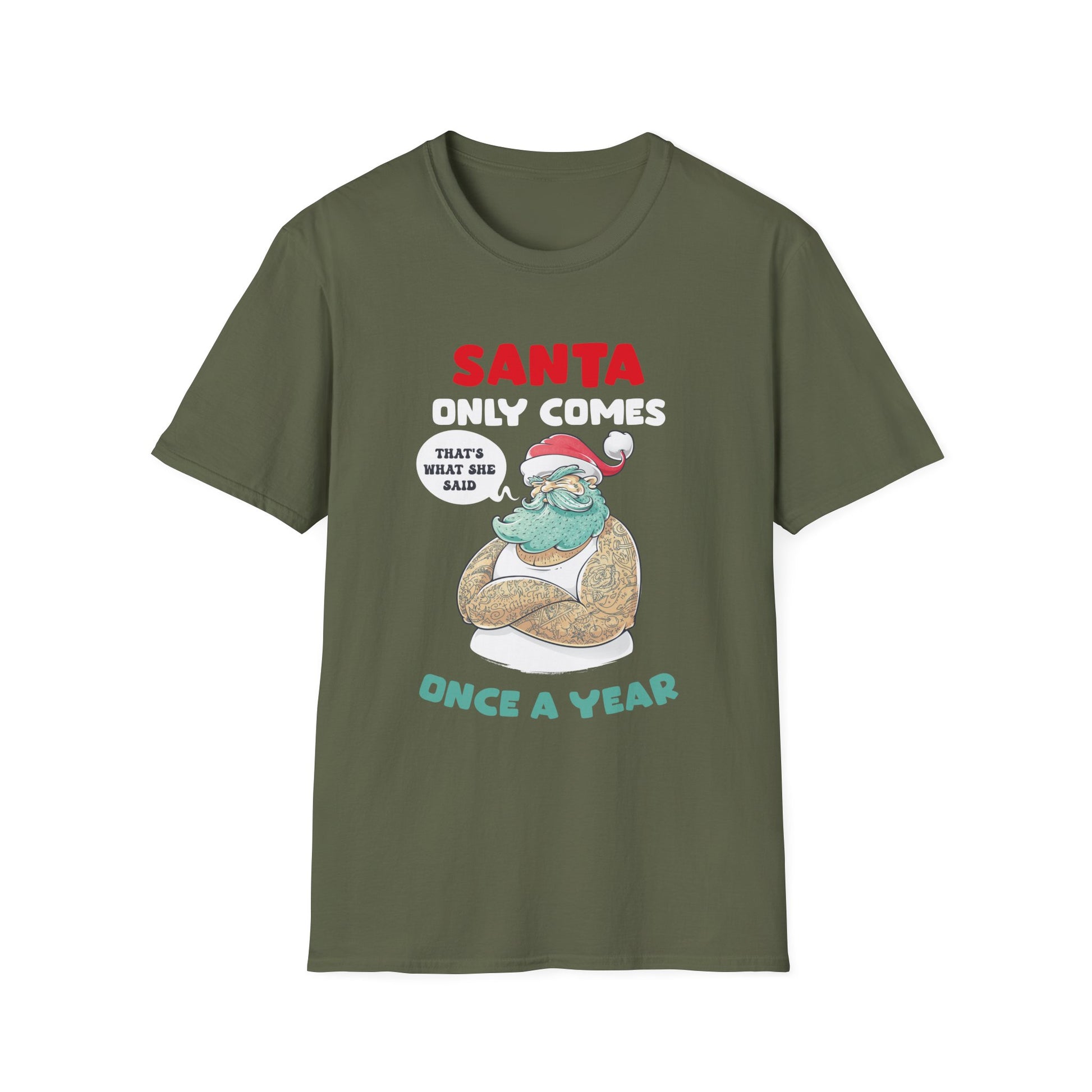 Funny Christmas Quotes Christmas Party Christmas In July Unisex Softstyle T-Shirt