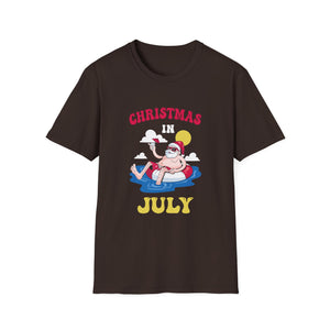 Christmas in July funny santa xmas for Sommer Christmas Unisex T-Shirt
