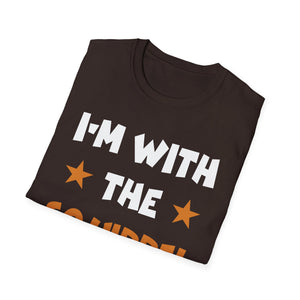 Squirrel Graphic T-Shirt — Retro Orange Stars Tee
