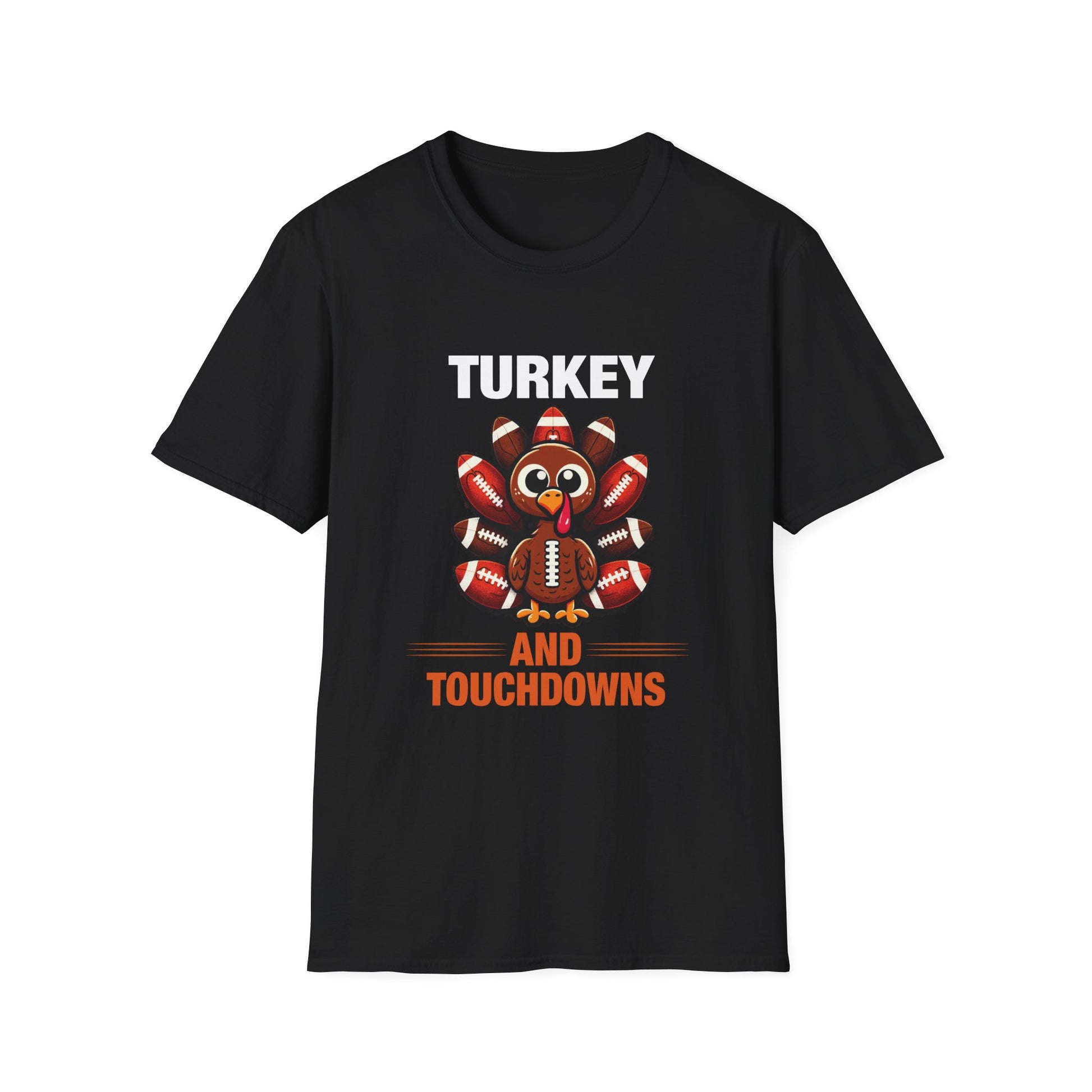 Turkey Moo Funny Thanksgiving Unisex Softstyle T-Shirt