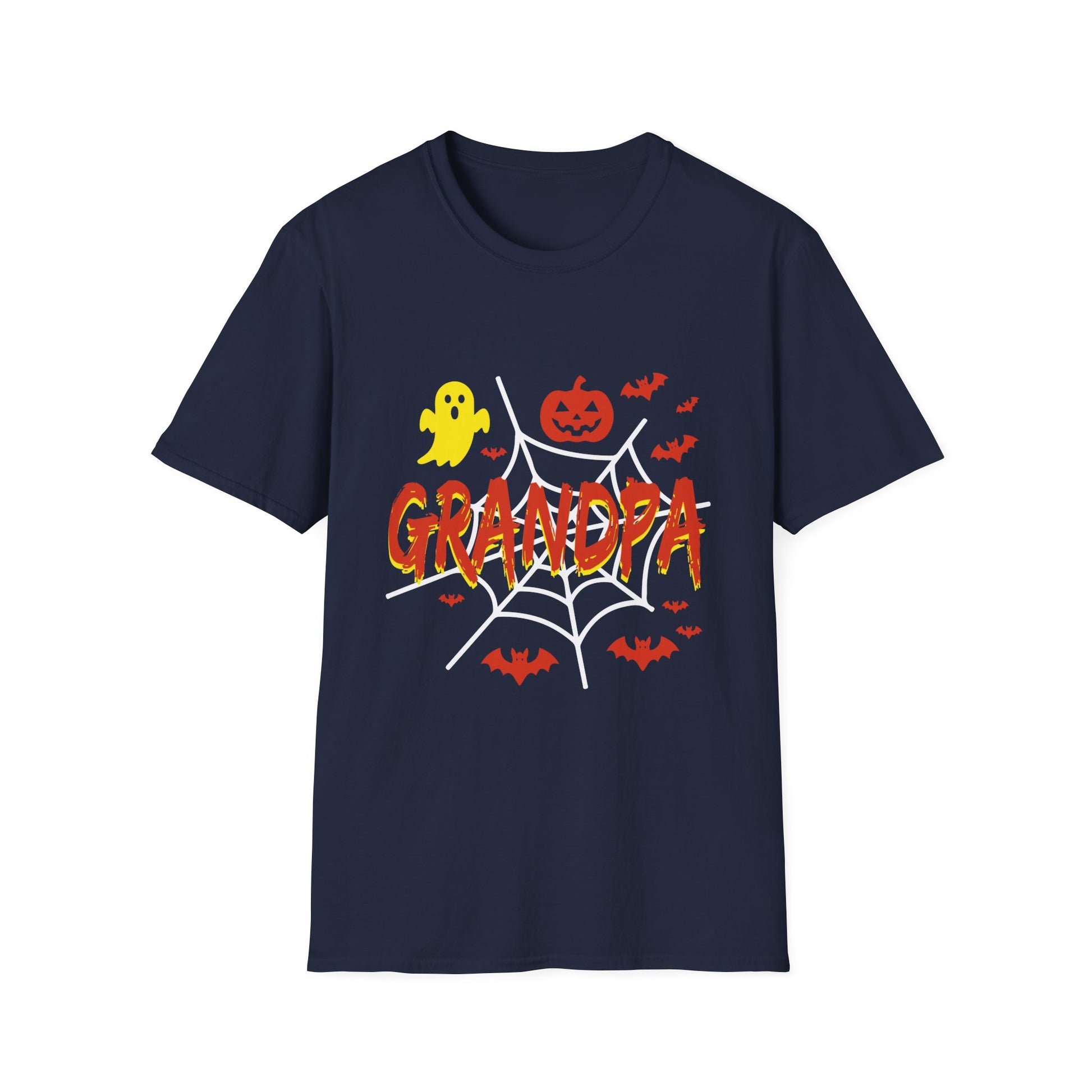 Grandpa Halloween Costume Family Matching Halloween Tee Unisex Softstyle T-Shirt
