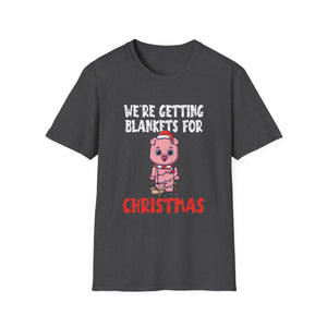 Funny Festive Pigs in Blankets Christmas Unisex T-Shirt