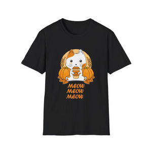Pumpkin Spice Cat T-Shirt — Cute Autumn 