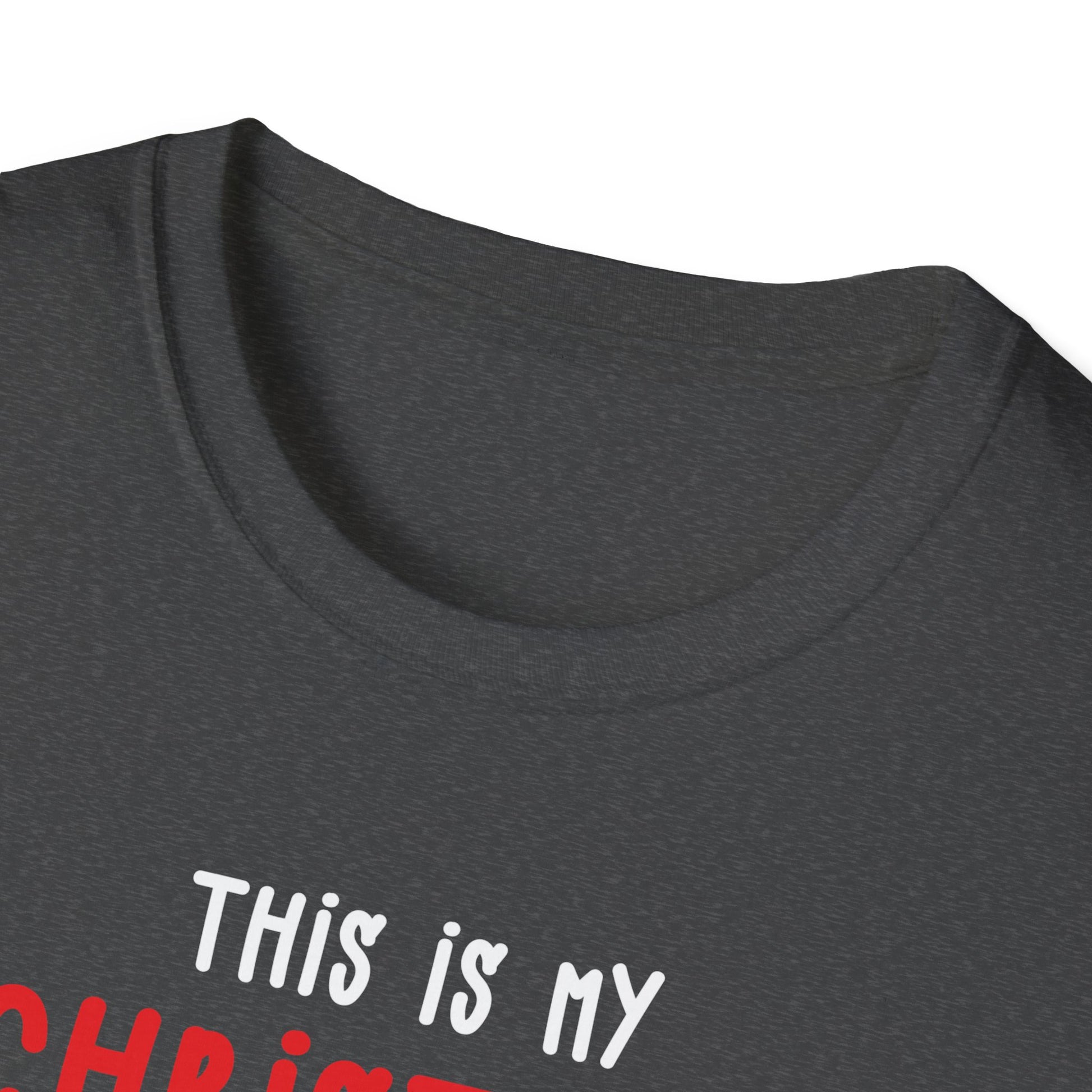 Funny Christmas Pickleball Lover This Is My Christmas Pajama Unisex Softstyle T-Shirt