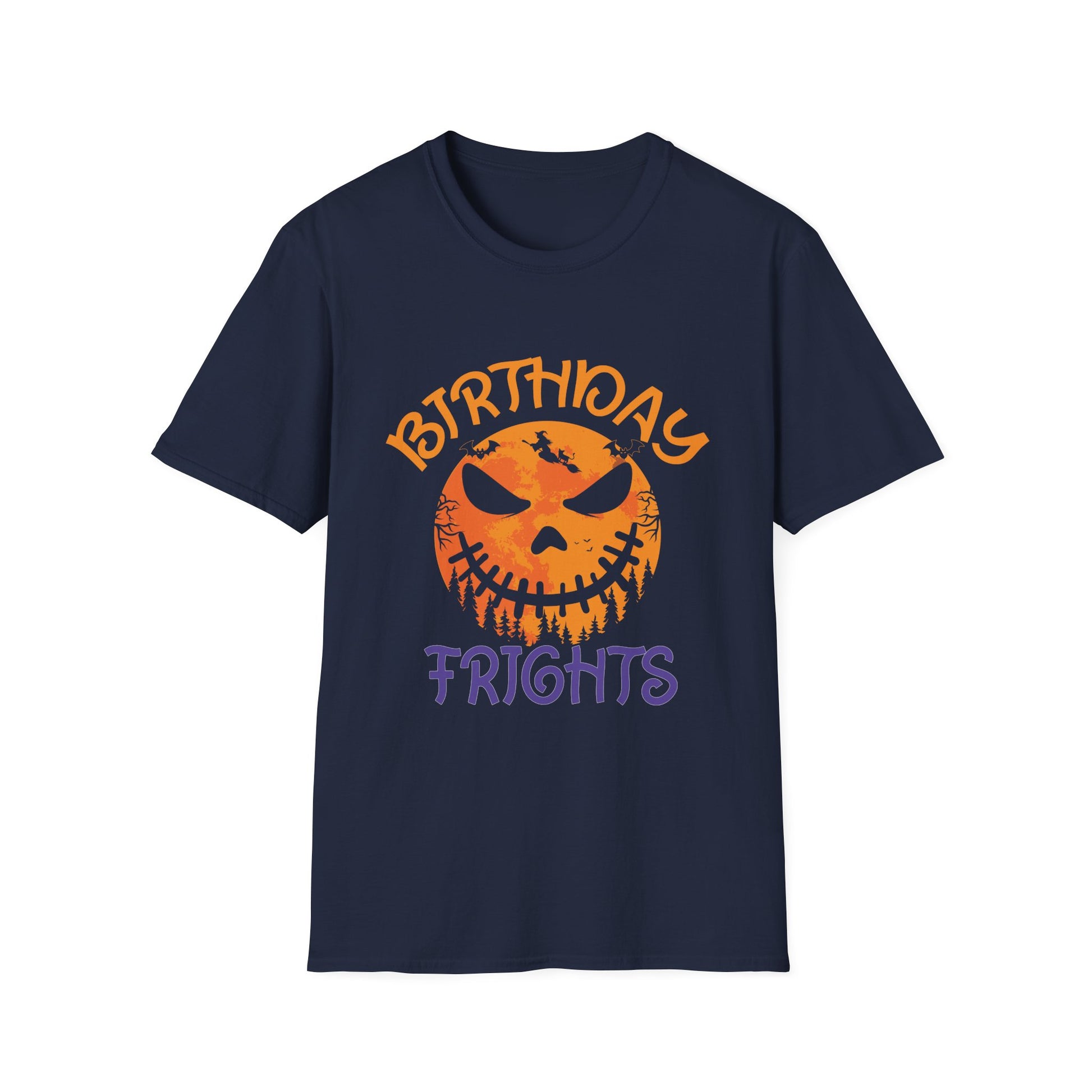Birthday Frights T-Shirt — Halloween Birthday Jack-O'-Lantern Tee
