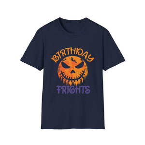Birthday Frights T-Shirt — Halloween Birthday Jack-O'-Lantern Tee