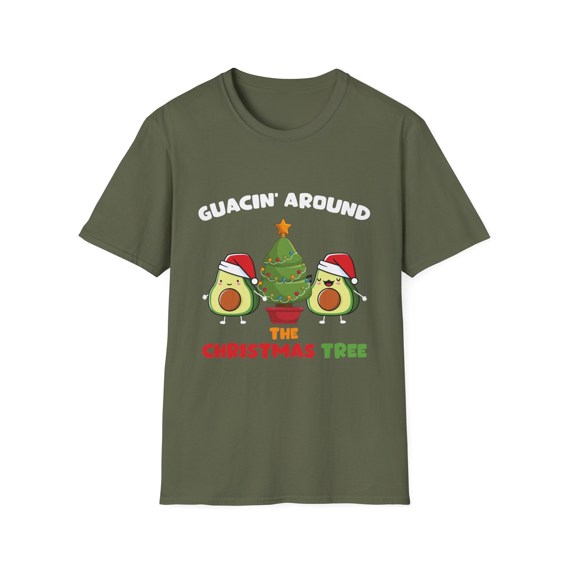 Guacin' Around the Christmas Tree T-Shirt — Funny Avocado Holiday Tee