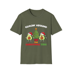 Guacin' Around the Christmas Tree T-Shirt — Funny Avocado Holiday Tee