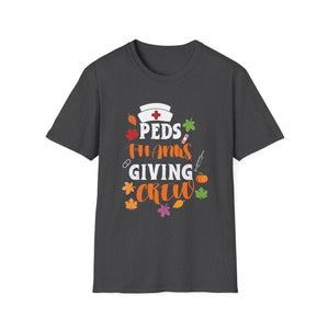 Peds Nursing Thanksgiving Crew T-Shirt