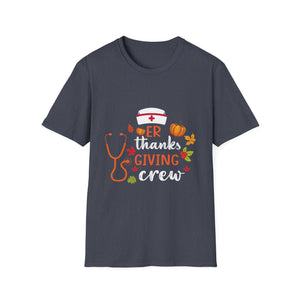 ER Thanksgiving Nurse Crew Emergency Room Nurse Thanksgiving  Unisex T-Shirt