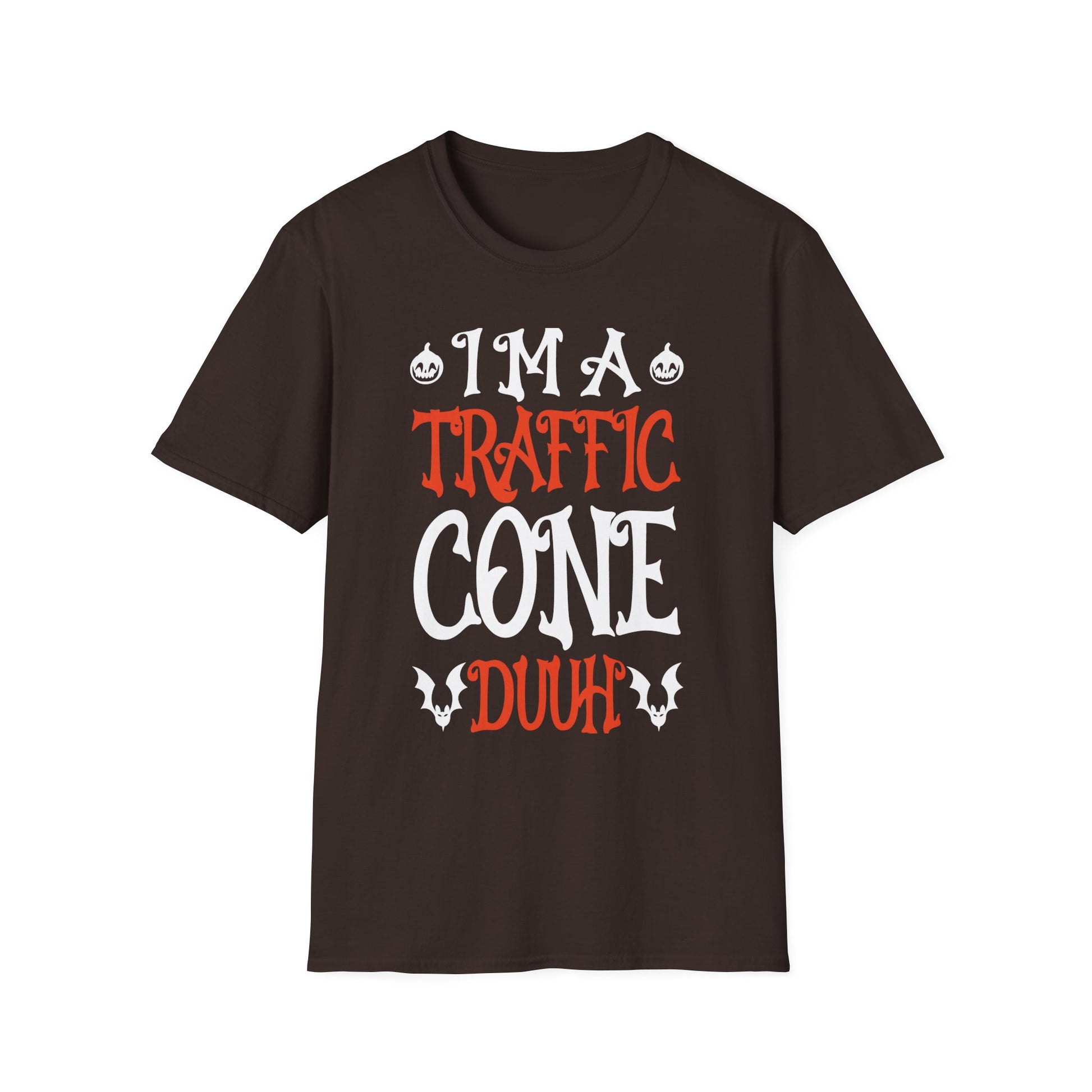 I'm a Traffic Cone Halloween Traffic Cone Unisex Softstyle T-Shirt
